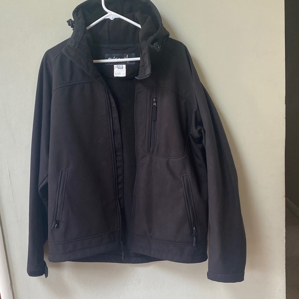 PULSE brand  Men's Black Hooded Jacket